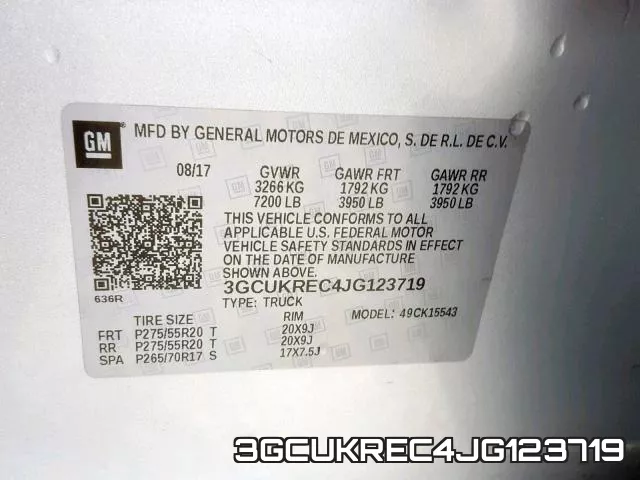 3GCUKREC4JG123719 фото 2