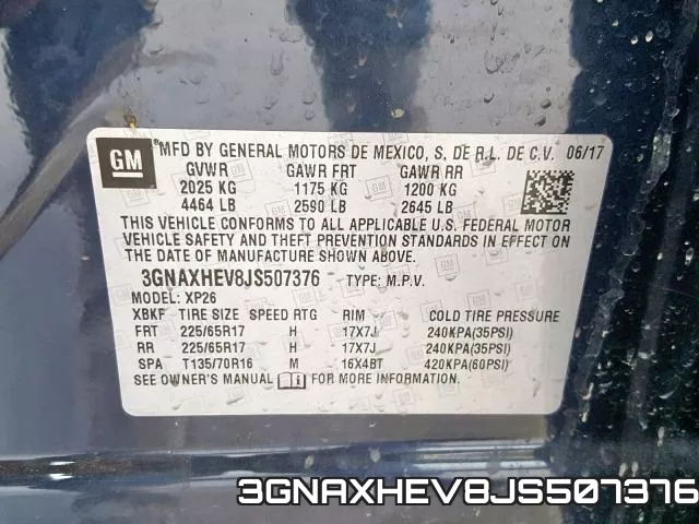 3GNAXHEV8JS507376 фото 2