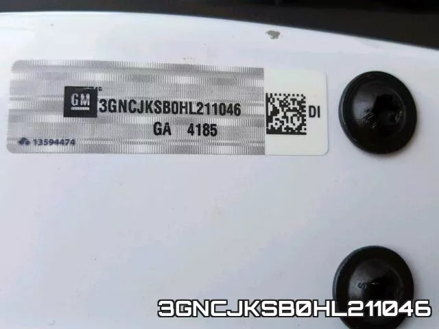 3GNCJKSB0HL211046 фото 2