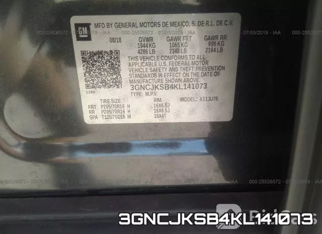 3GNCJKSB4KL141073 фото 10