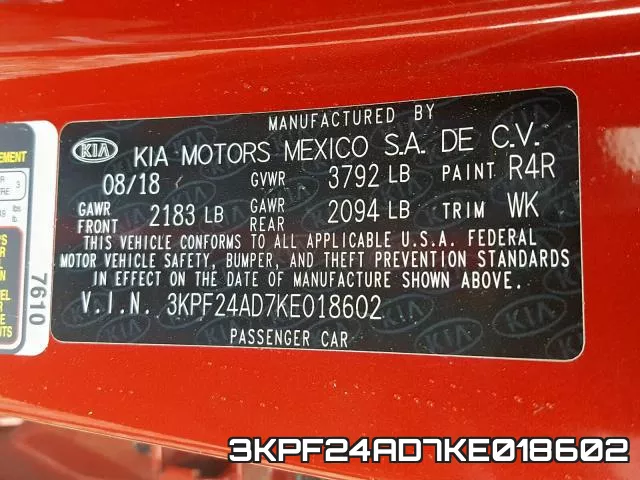 3KPF24AD7KE018602 фото 2