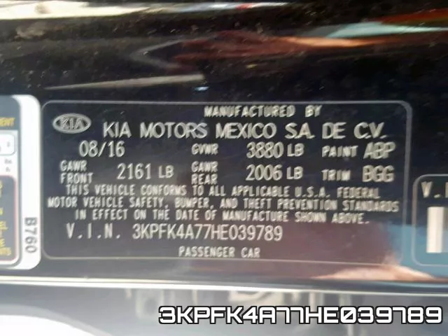 3KPFK4A77HE039789 фото 2