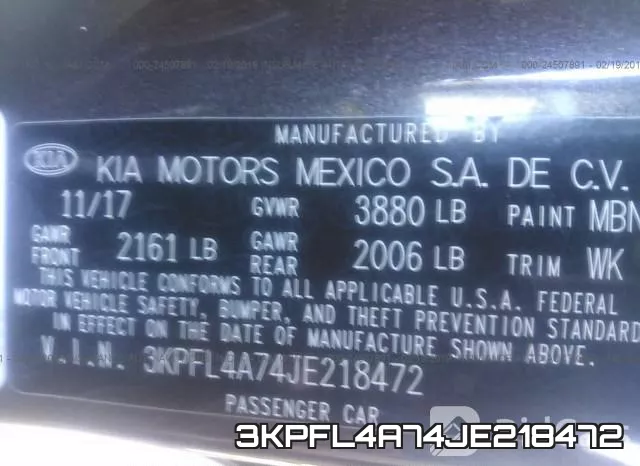 3KPFL4A74JE218472 фото 10