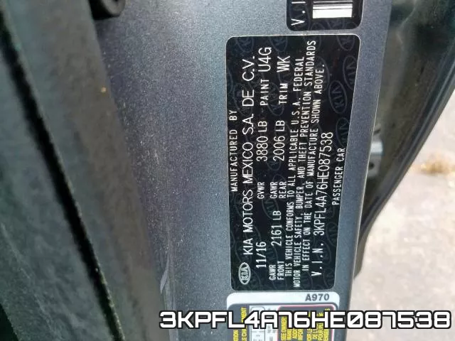 3KPFL4A76HE087538 фото 2