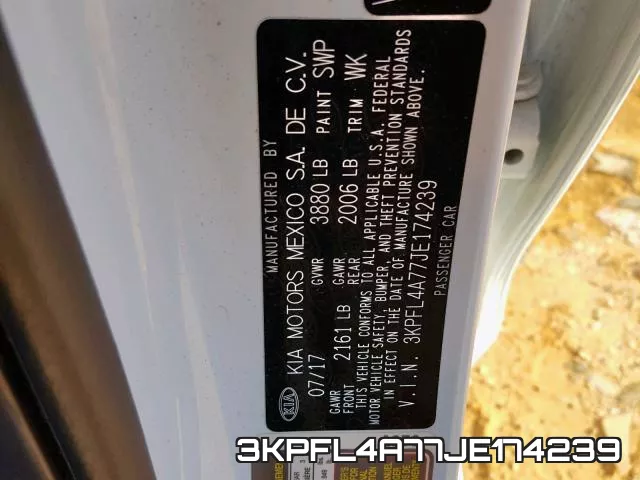 3KPFL4A77JE174239 фото 2