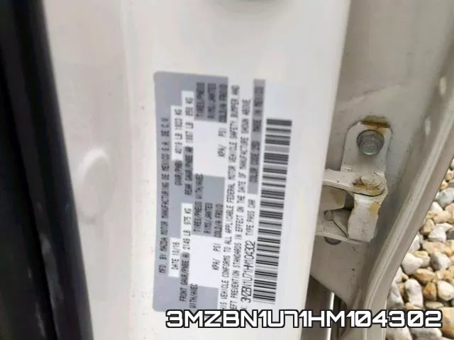 3MZBN1U71HM104302 фото 2