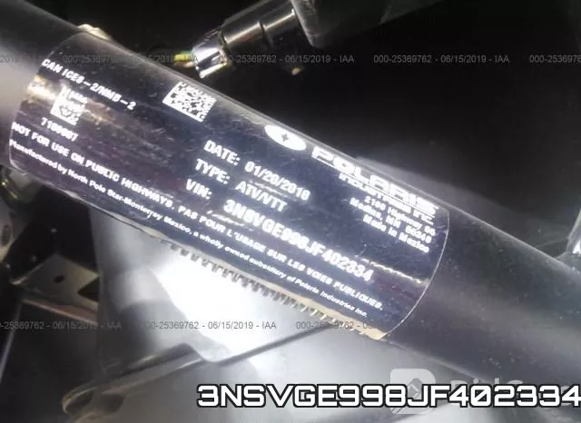 3NSVGE998JF402334 фото 2