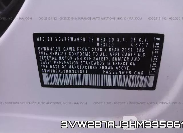 3VW2B7AJ3HM335861 фото 9