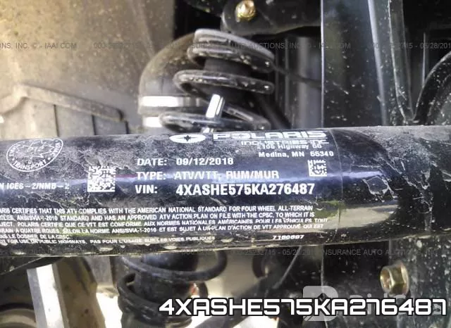 4XASHE575KA276487 фото 2