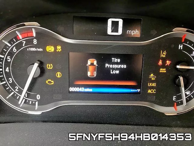 5FNYF5H94HB014353 фото 9