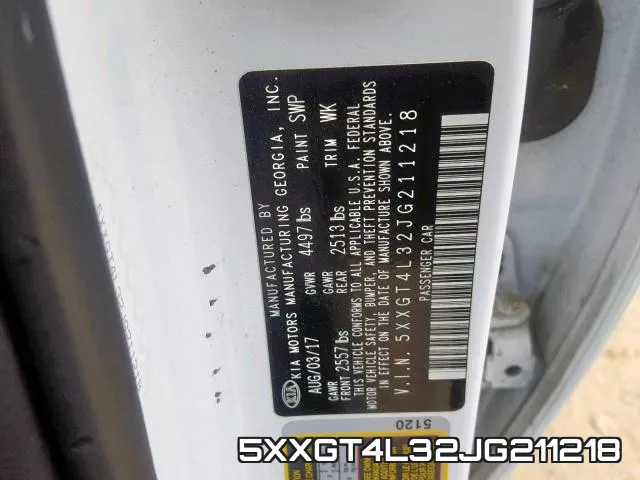 5XXGT4L32JG211218 фото 2
