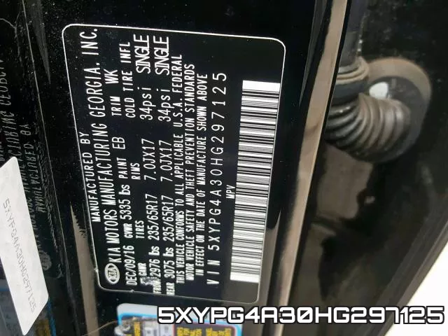5XYPG4A30HG297125 фото 2
