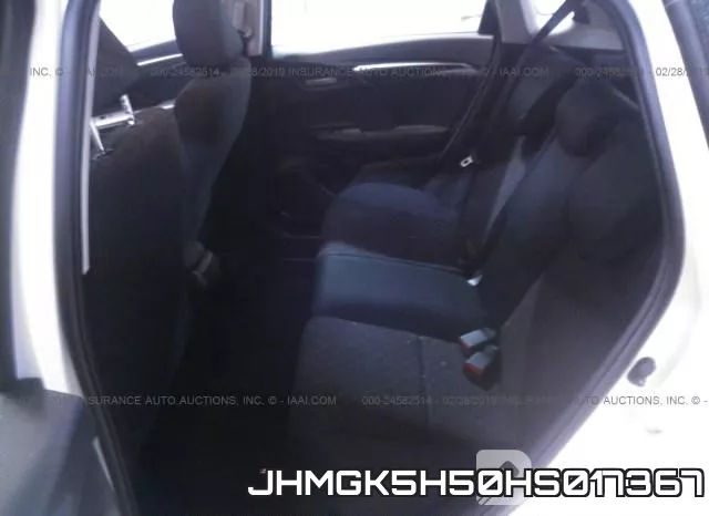 JHMGK5H50HS017367 фото 9