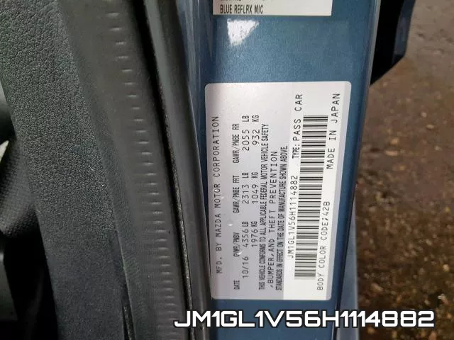 JM1GL1V56H1114882 фото 2