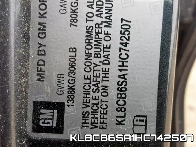 KL8CB6SA1HC742507 фото 2