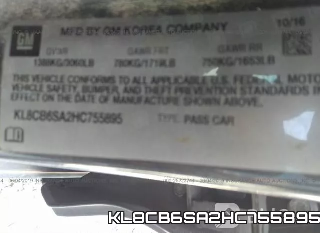 KL8CB6SA2HC755895 фото 10