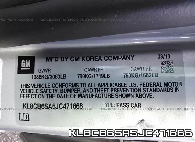 KL8CB6SA5JC471666 фото 9