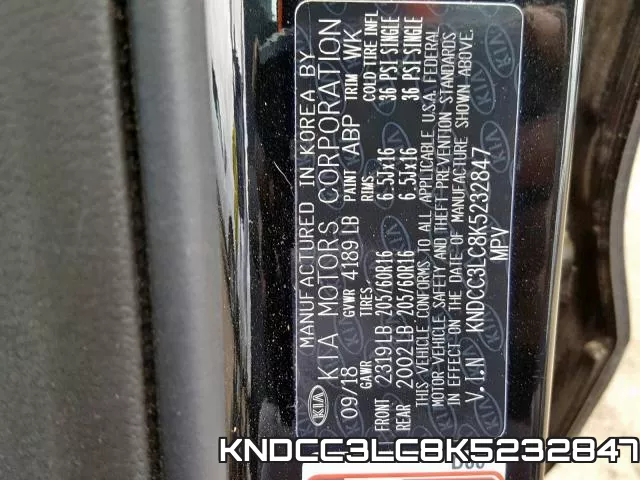 KNDCC3LC8K5232847 фото 2