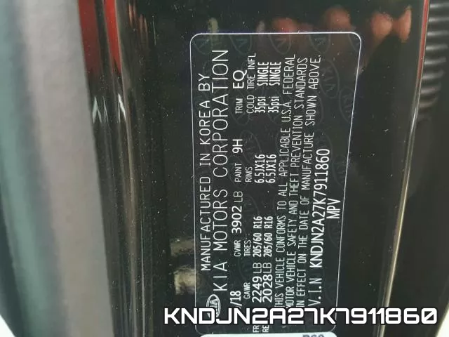 KNDJN2A27K7911860 фото 2