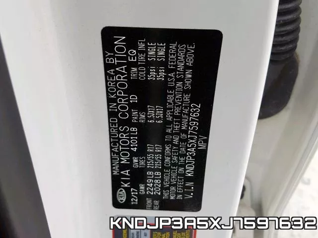 KNDJP3A5XJ7597632 фото 2