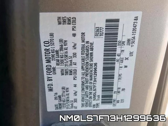 NM0LS7F73H1299636 фото 2