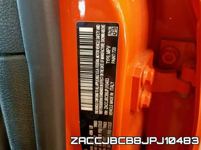 ZACCJBCB8JPJ10483 фото 2