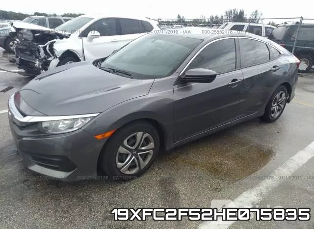 19XFC2F52HE075835 фото 3