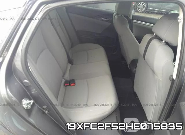 19XFC2F52HE075835 фото 9
