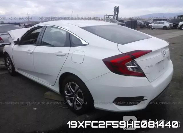 19XFC2F59HE081440 фото 4