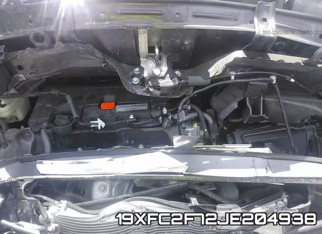 19XFC2F72JE204938 фото 2