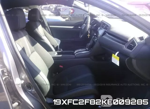 19XFC2F82KE009285 фото 6