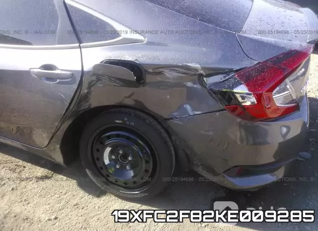19XFC2F82KE009285 фото 7