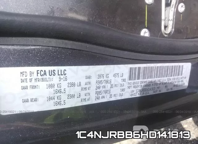 1C4NJRBB6HD141813 фото 10