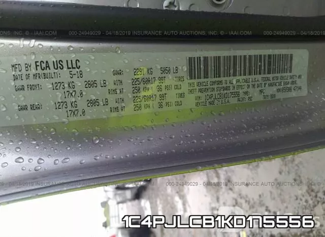 1C4PJLCB1KD175556 фото 10