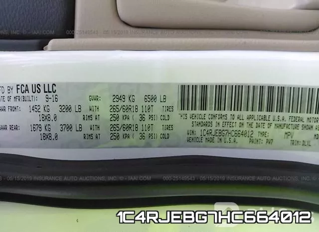 1C4RJEBG7HC664012 фото 10