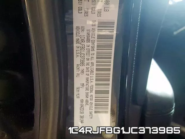 1C4RJFBG1JC373985 фото 2