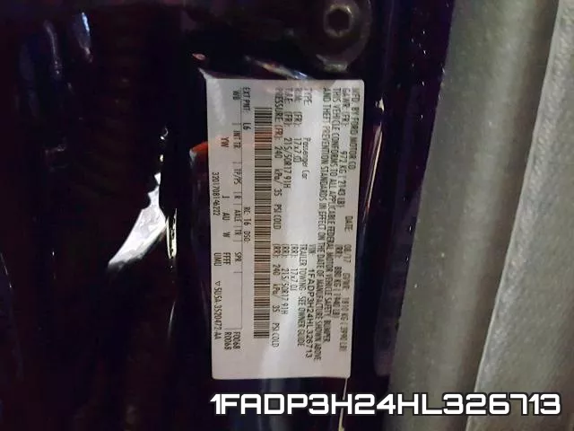 1FADP3H24HL326713 фото 2