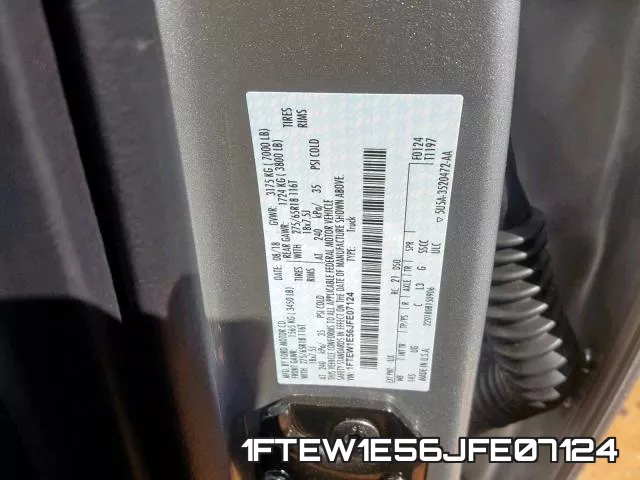 1FTEW1E56JFE07124 фото 2
