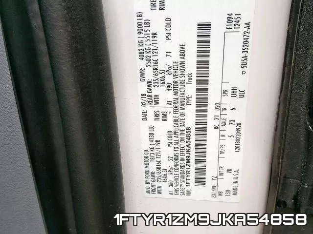 1FTYR1ZM9JKA54858 фото 2