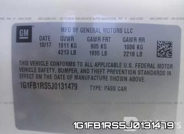 1G1FB1RS5J0131479 фото 10