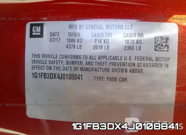 1G1FB3DX4J0108841 фото 10