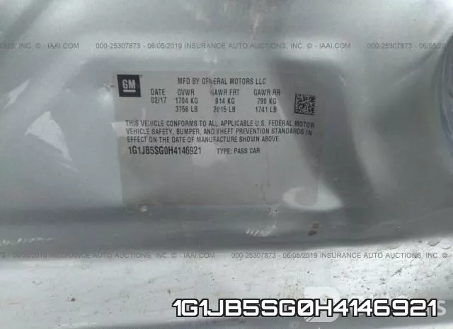 1G1JB5SG0H4146921 фото 10