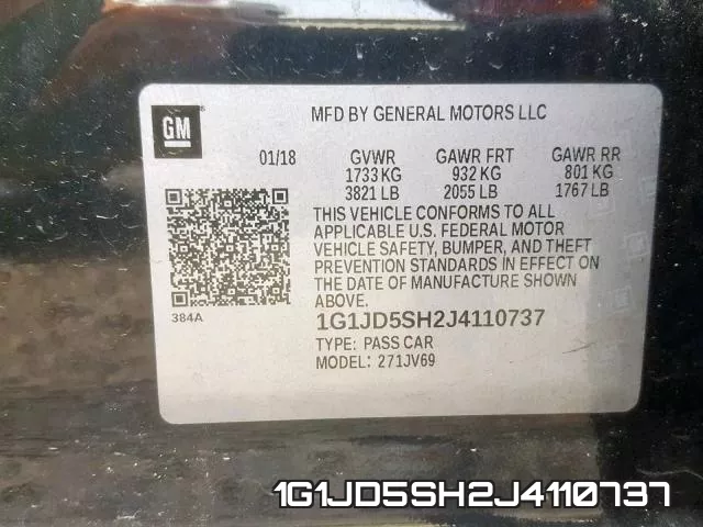 1G1JD5SH2J4110737 фото 2