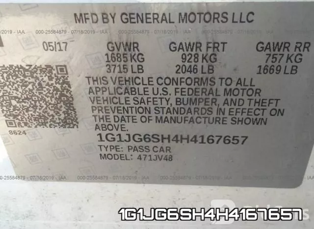 1G1JG6SH4H4167657 фото 10