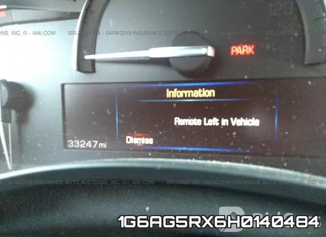 1G6AG5RX6H0140484 фото 8
