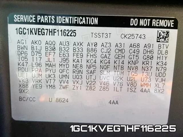1GC1KVEG7HF116225 фото 2