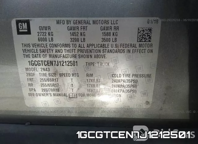 1GCGTCEN7J1212501 фото 10