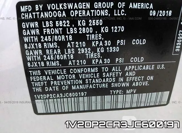 1V2DP2CA3JC600197 фото 10