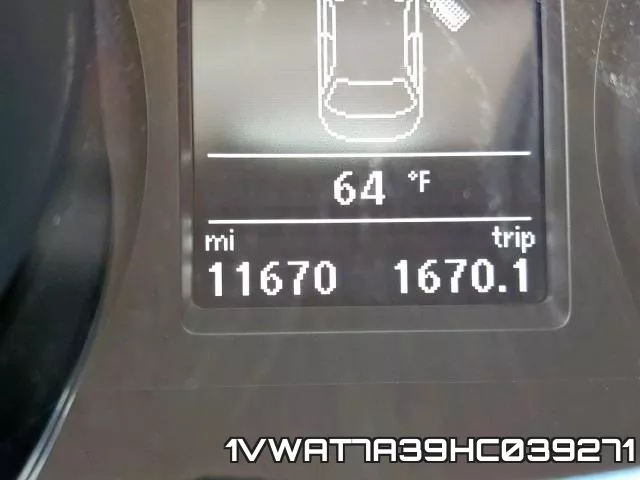 1VWAT7A39HC039271 фото 9