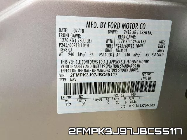 2FMPK3J97JBC55117 фото 2